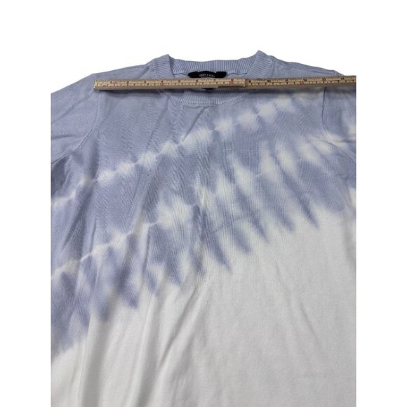 Simply Vera Vera Wang Tie-Front Pullover Sweater Small Lavender & White Tie-Dye - Picture 6 of 10